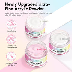 COSCELIA four-color gel polish set for versatile nail looks