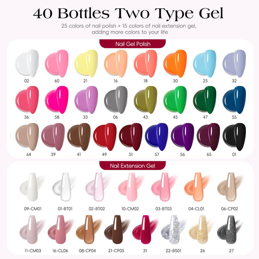 COSCELIA gel polish colors 25-color set for versatile designs