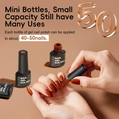 COSCELIA glitter nude shade adds texture and visual interest to nails