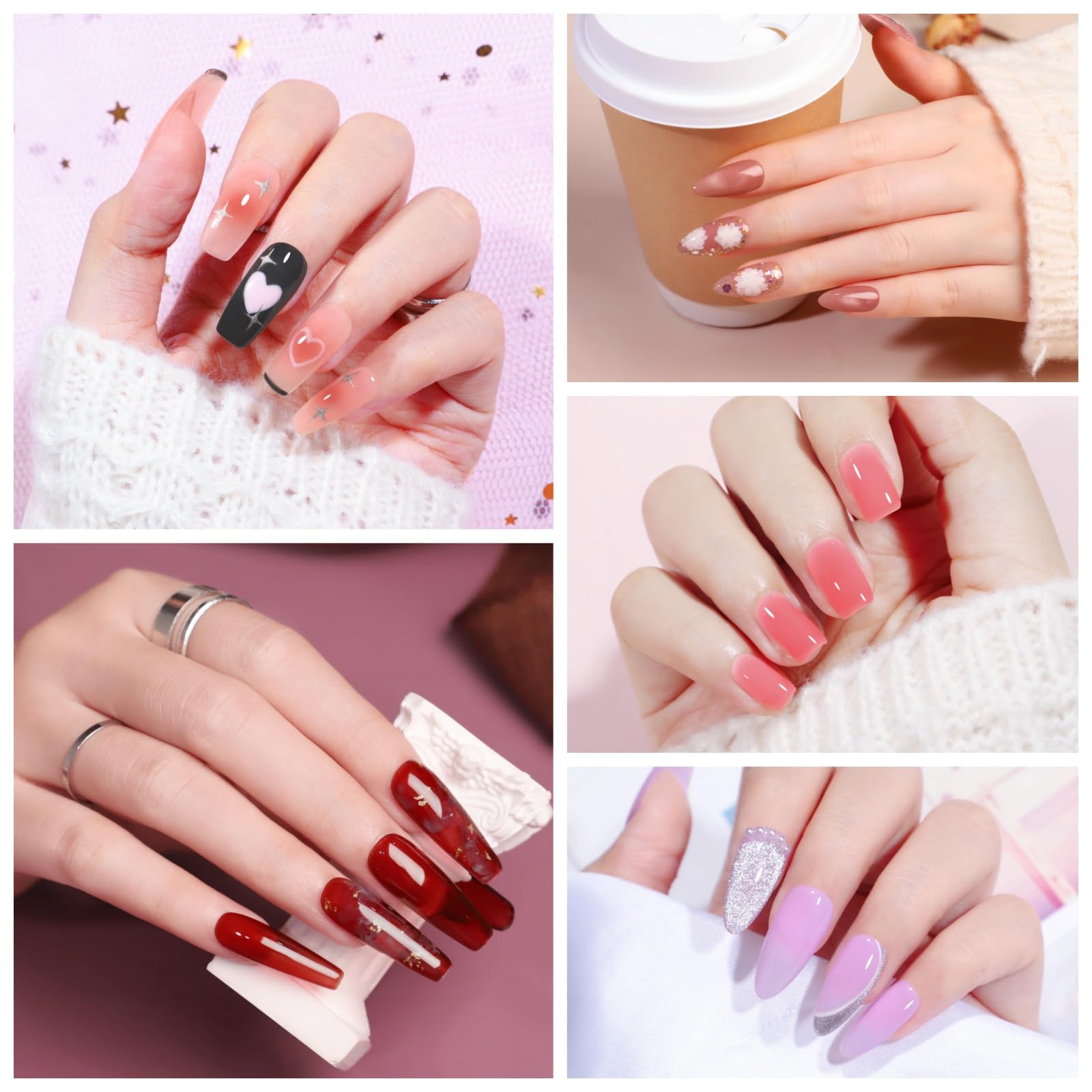 COSCELIA Jelly Gel Polish color swatch 2 showcases long-lasting shine for everyday wear