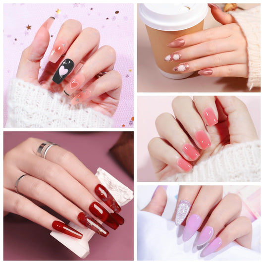 COSCELIA Jelly Gel Polish color swatch 2 showcases long-lasting shine for everyday wear