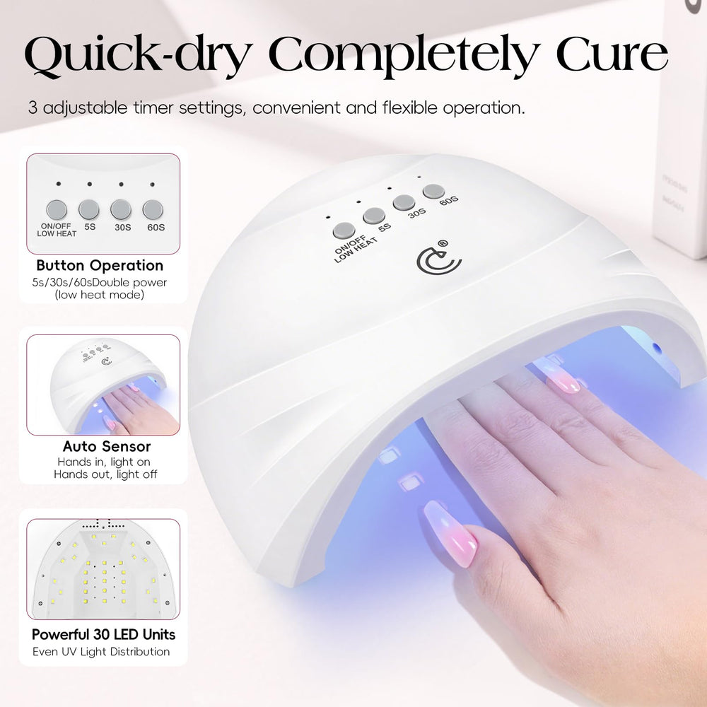 COSCELIA nail tips clips and tools for easy detailing