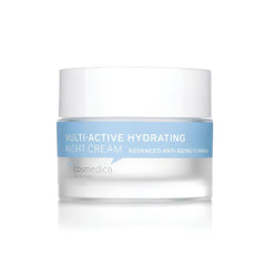 Cosmedica Skincare Multi-Active Night Cream bottle pour for overnight hydration
