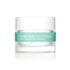 Cosmedica Retinol Night Cream swatch reveals even tone and moisture.