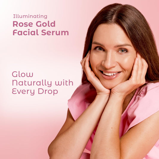 Cosmedica Skincare Rose Gold Serum with hyaluronic acid for dewy, plump skin