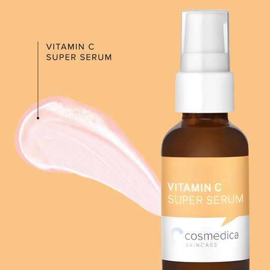Cosmedica Skincare Retinol 2.5% Serum bottle showing clean packaging.