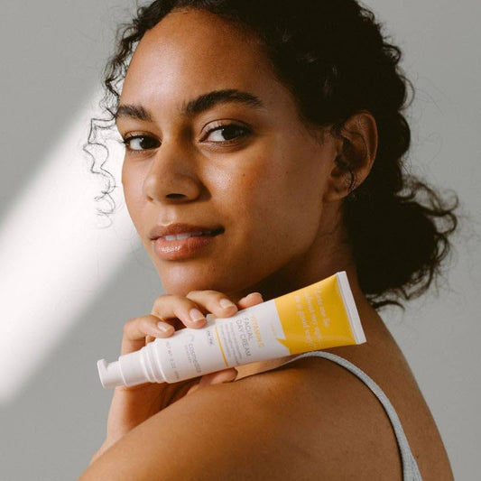 Cosmedica Skincare cream texture close-up ideal for daytime use.