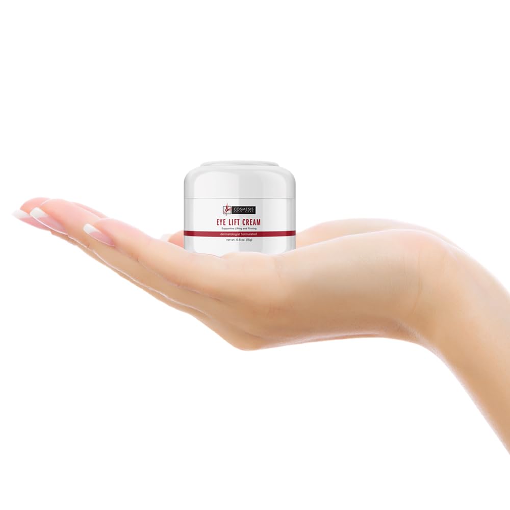 Cosmesis Eye Lift Cream packaging box with premium branding