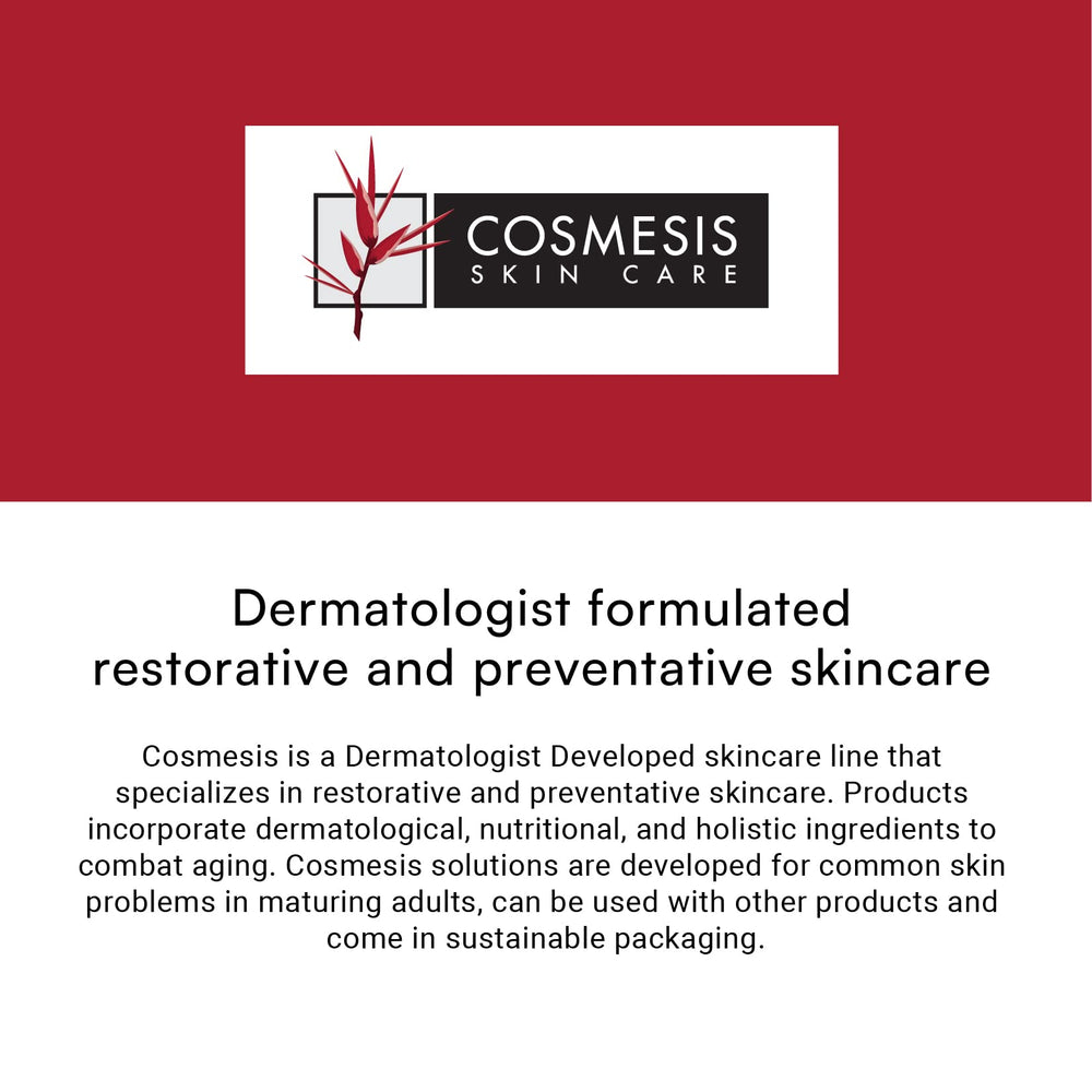 Cosmesis Eye Lift Cream seaweed and olive oil blend moisturizes delicate eye skin