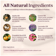 Cosmette Dreamy Deep Pore Cleanser vegan and paraben-free label on packaging.