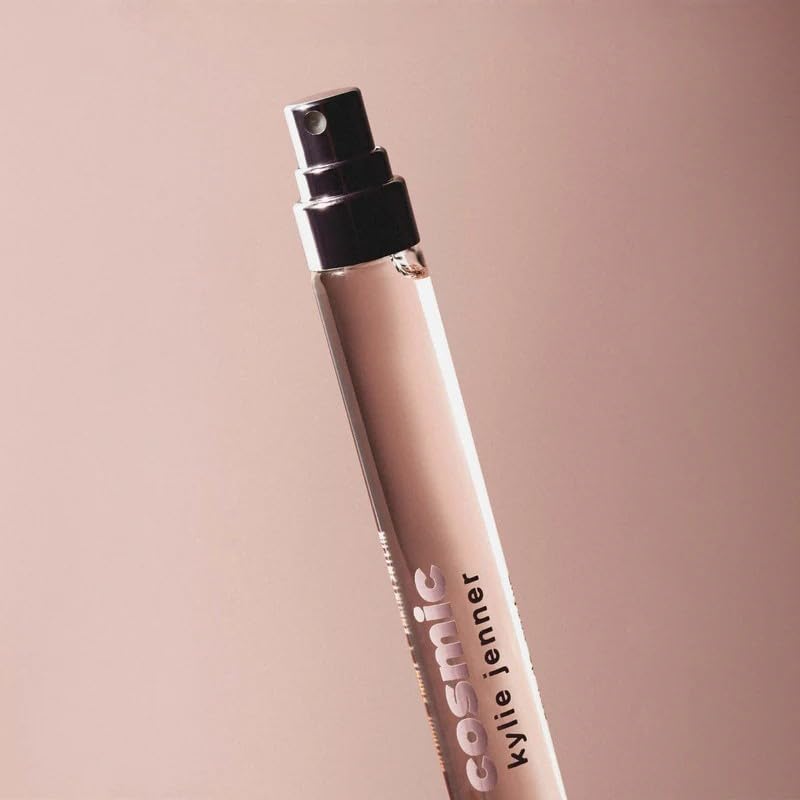 Cosmic by Kylie Jenner packaging image emphasizing vegan and cruelty-free credentials.