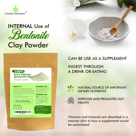 Close-up of the clay's fine texture for pore cleansing.
