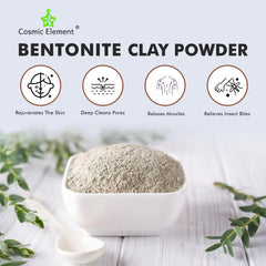Applying Cosmic Element clay mask on skin for an even layer