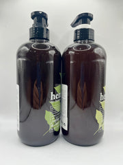COSMOCOS Henna Hair Rinse bottle front emphasizing moisture retention and anti-static benefits