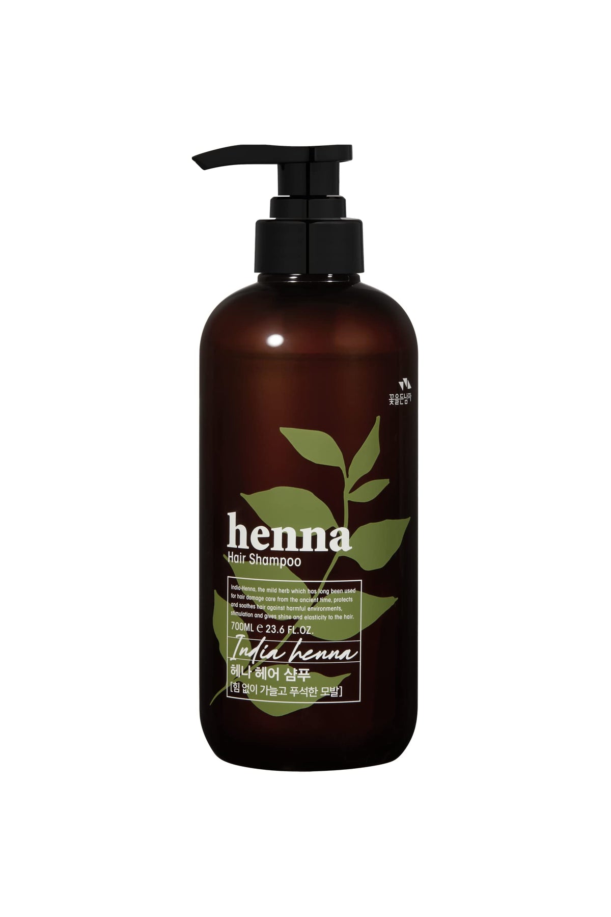 COSMOCOS Henna Hair Shampoo bottle-front showing the large 700 ml size for gentle cleansing.