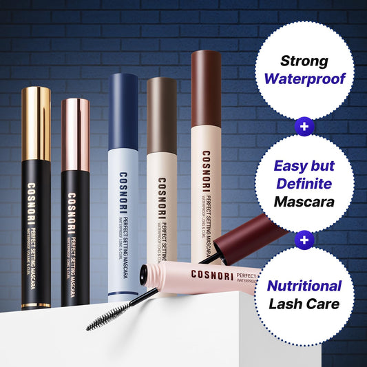 COSNORI Slim C-Curl wand applies mascara to individual lashes with precision.