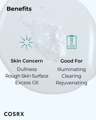 Pump dispenser on COSRX serum for easy, precise daily application.