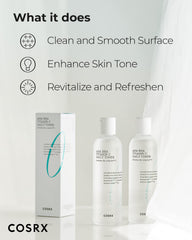 COSRX ABC Daily Toner on cotton pad for gentle exfoliation and absorption