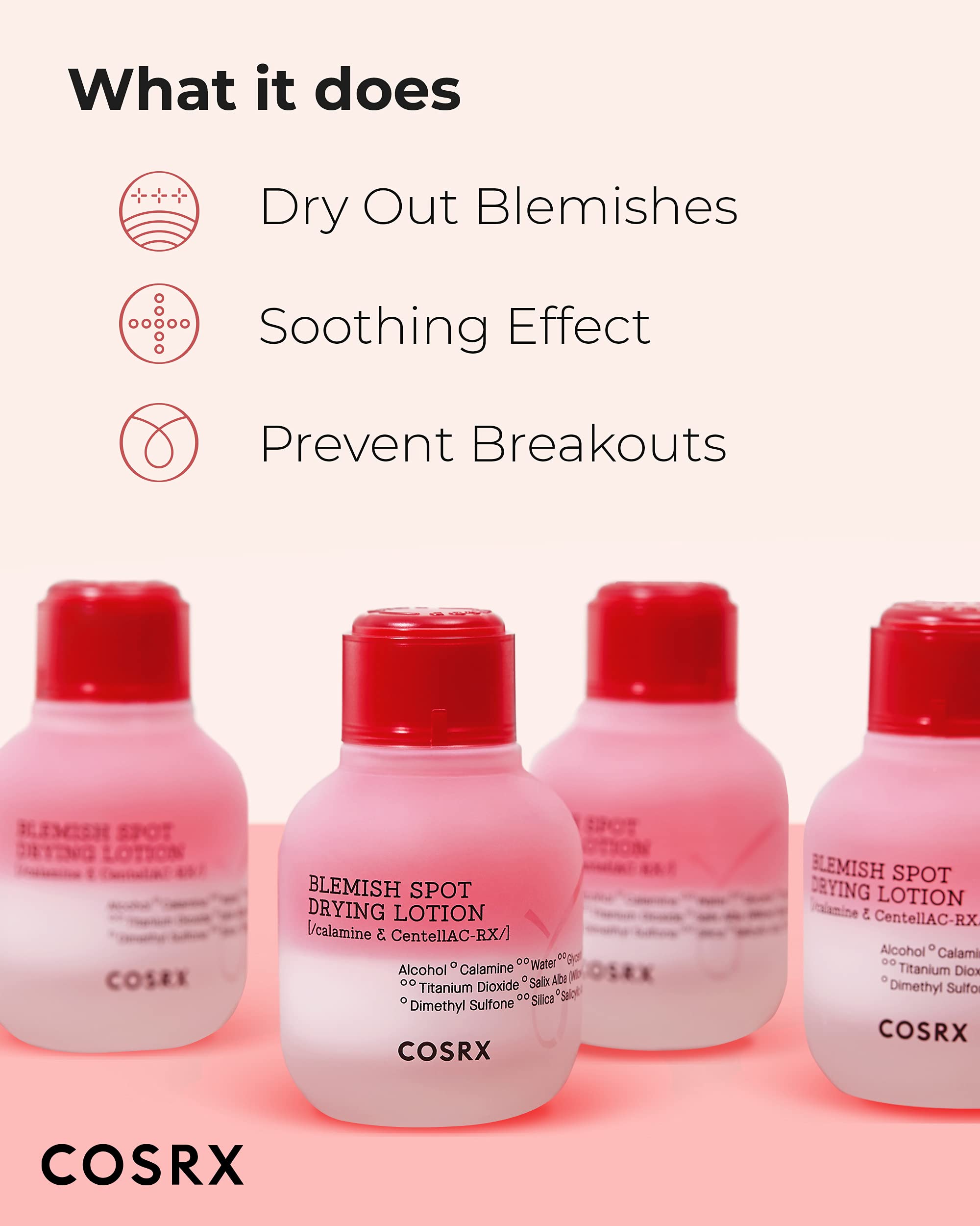 Packaging front view emphasizes travel-friendly 30 ml size of COSRX lotion