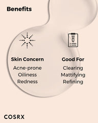COSRX Acne Calming Liquid propolis blend with 60% for soothing support.