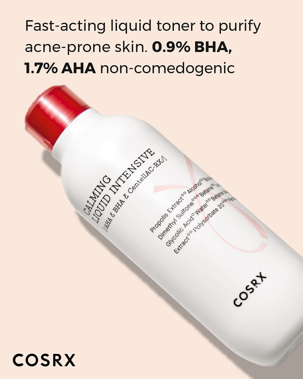 COSRX Acne Calming Liquid spout enables precise, easy dispensing.