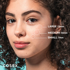 Small COSRX patch prepared for tiny pimples on the skin.