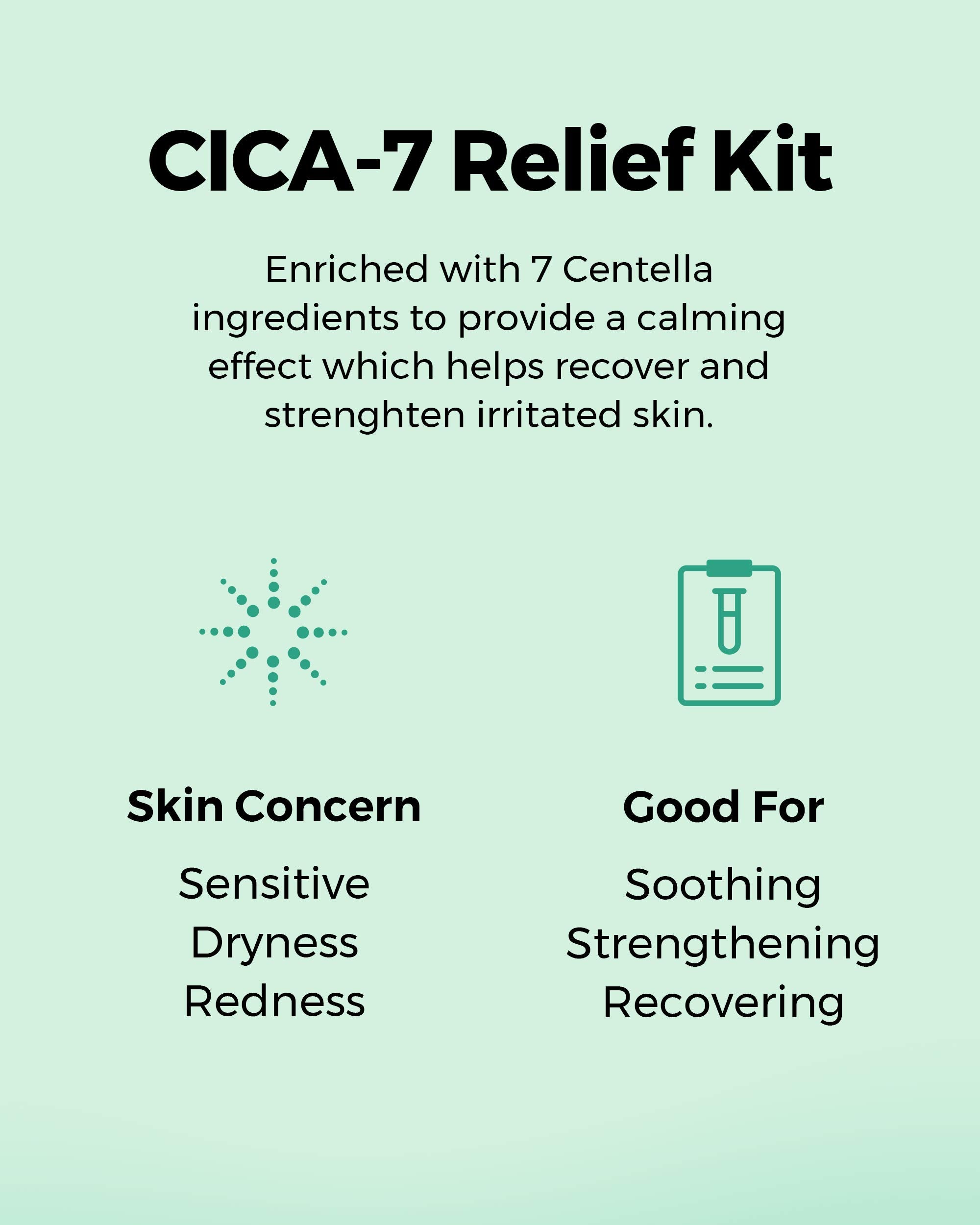 COSRX Cica Relief Kit cream tube closeup highlighting moisture for sensitive skin