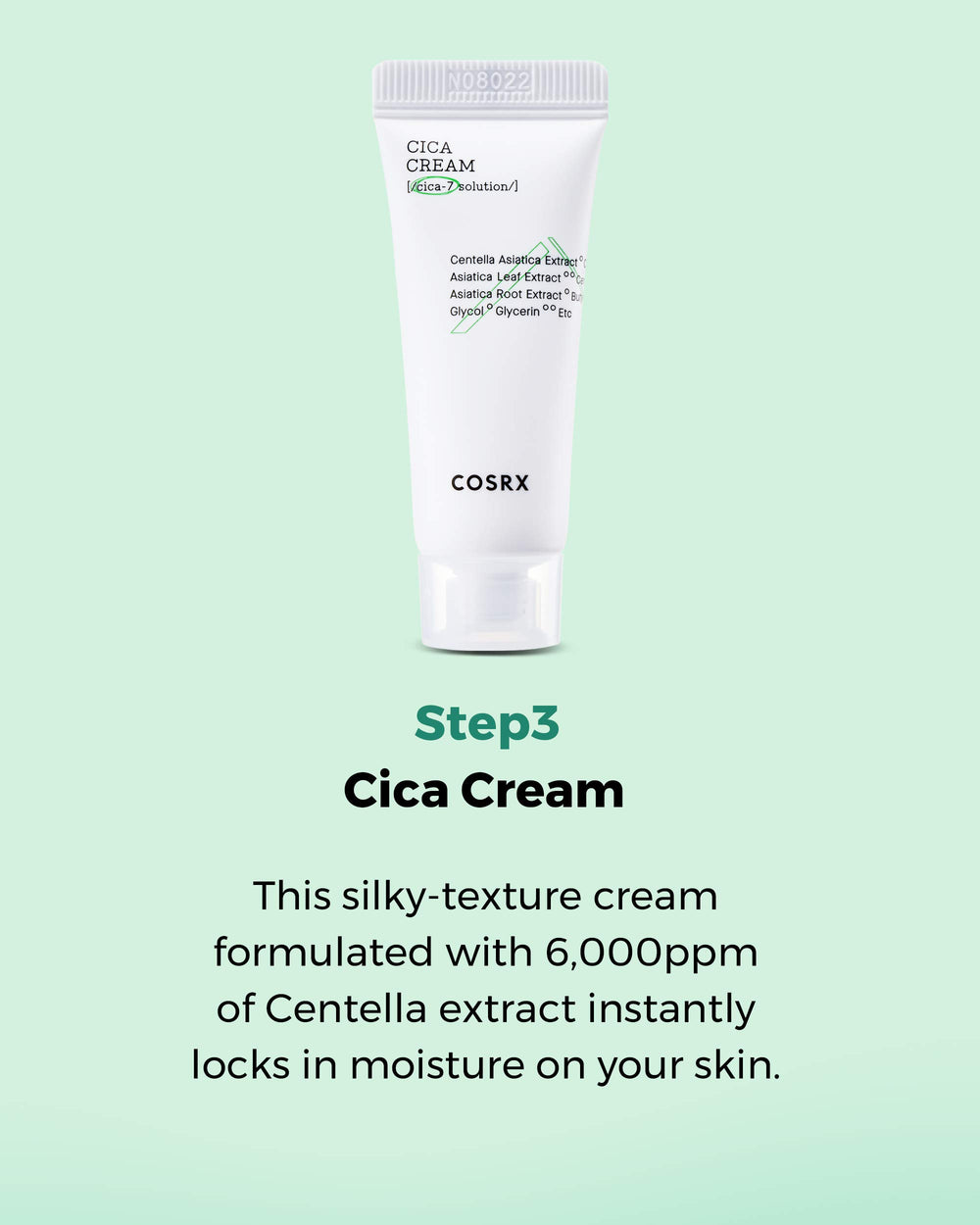 COSRX Cica Relief Kit packaging box image with clean Korean skincare branding