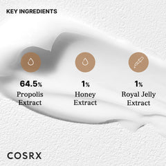 COSRX Full Fit Propolis Light Cream propolis content emphasizes nourishment