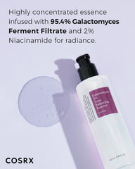 Cosrx Galactomyces toner closeup showing lightweight, fast-absorbing texture.