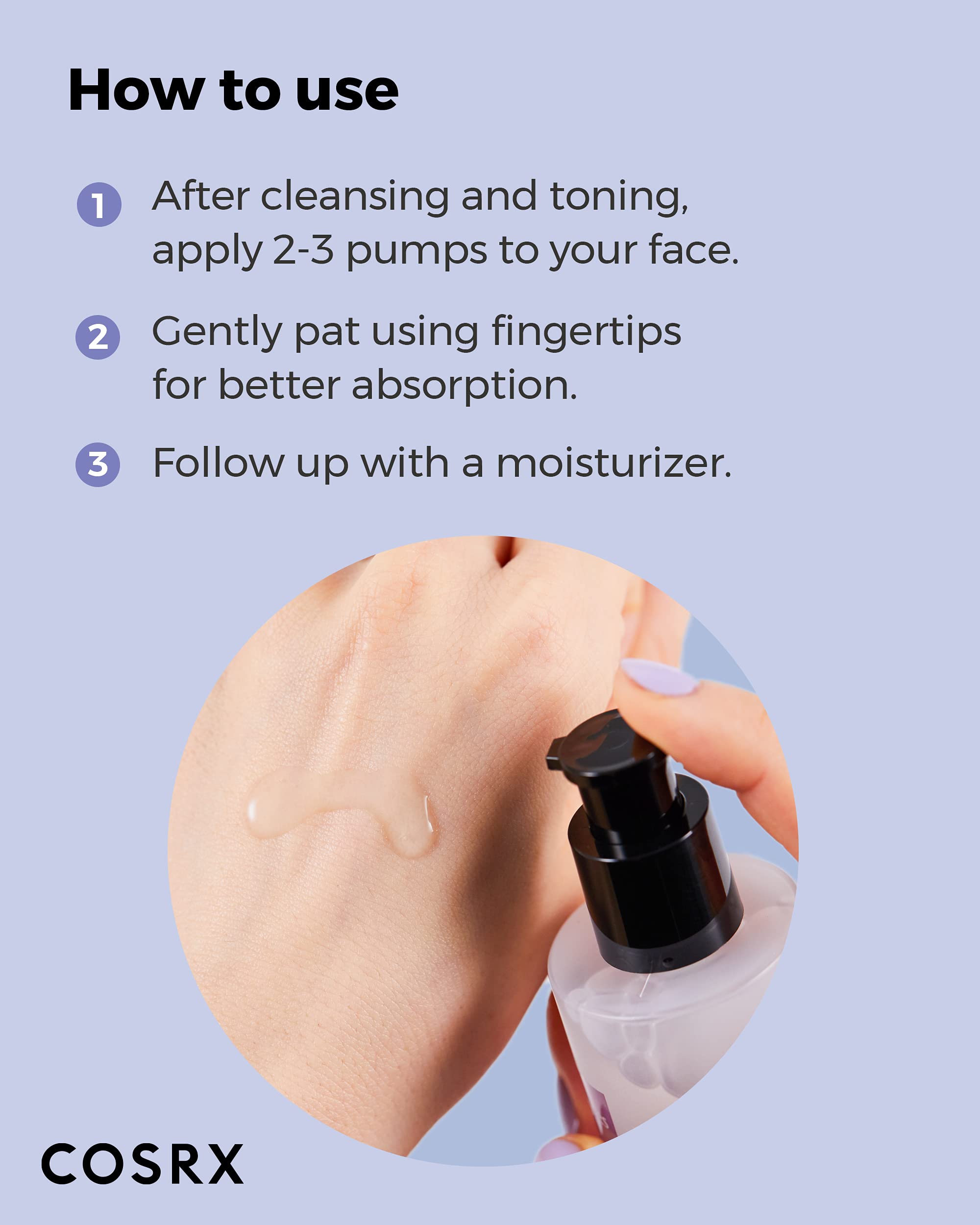 Cosrx Galactomyces 95 concentrate packaging communicates gentle, skin-friendly formulation.