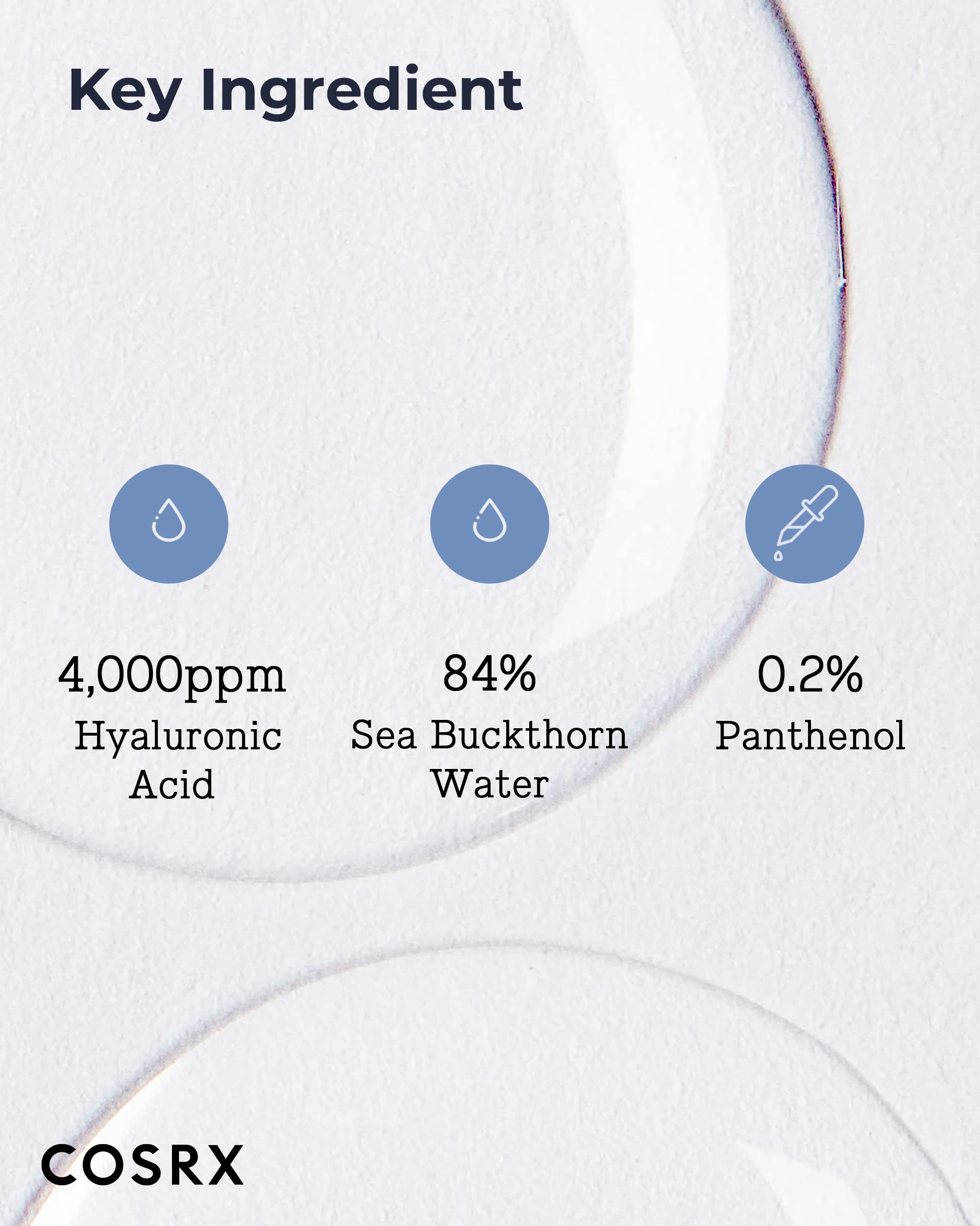 Step-by-step usage image: apply after cleansing with gentle patting.