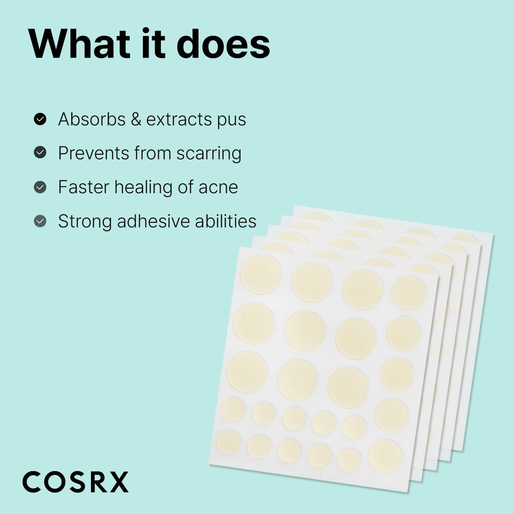 COSRX patch applied on body blemish for localized care