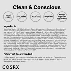 COSRX PEPTIDE-132 Bond repair focus on damaged hair strands.