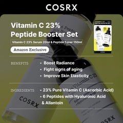 COSRX Peptide Booster Toner bottle showcasing elasticity-supporting formula