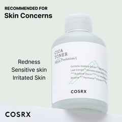 COSRX Pure Fit CICA Toner ingredients visual focusing on the CICA-7 complex.