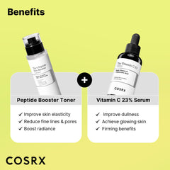COSRX Serum and Toner in use during morning skincare routine