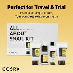 COSRX Advanced Snail 96 Mucin Power Essence bottle emphasizes fast-absorbing hydration.