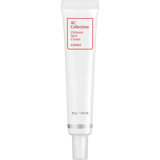 COSRX Ultimate Spot Cream packshot for targeted overnight blemish care.
