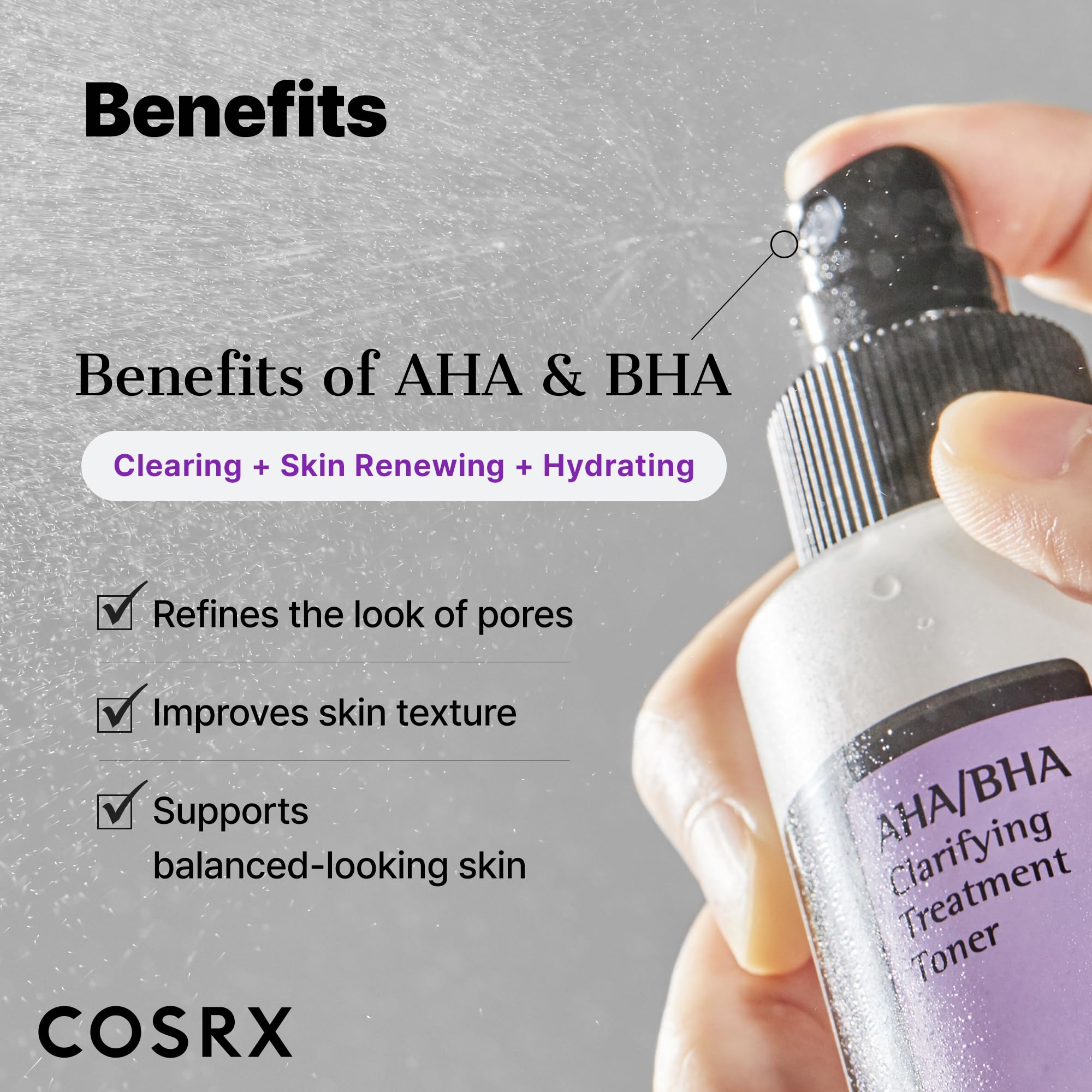 COSRX Willow Bark Water Toner bottle for skin-soothing care.