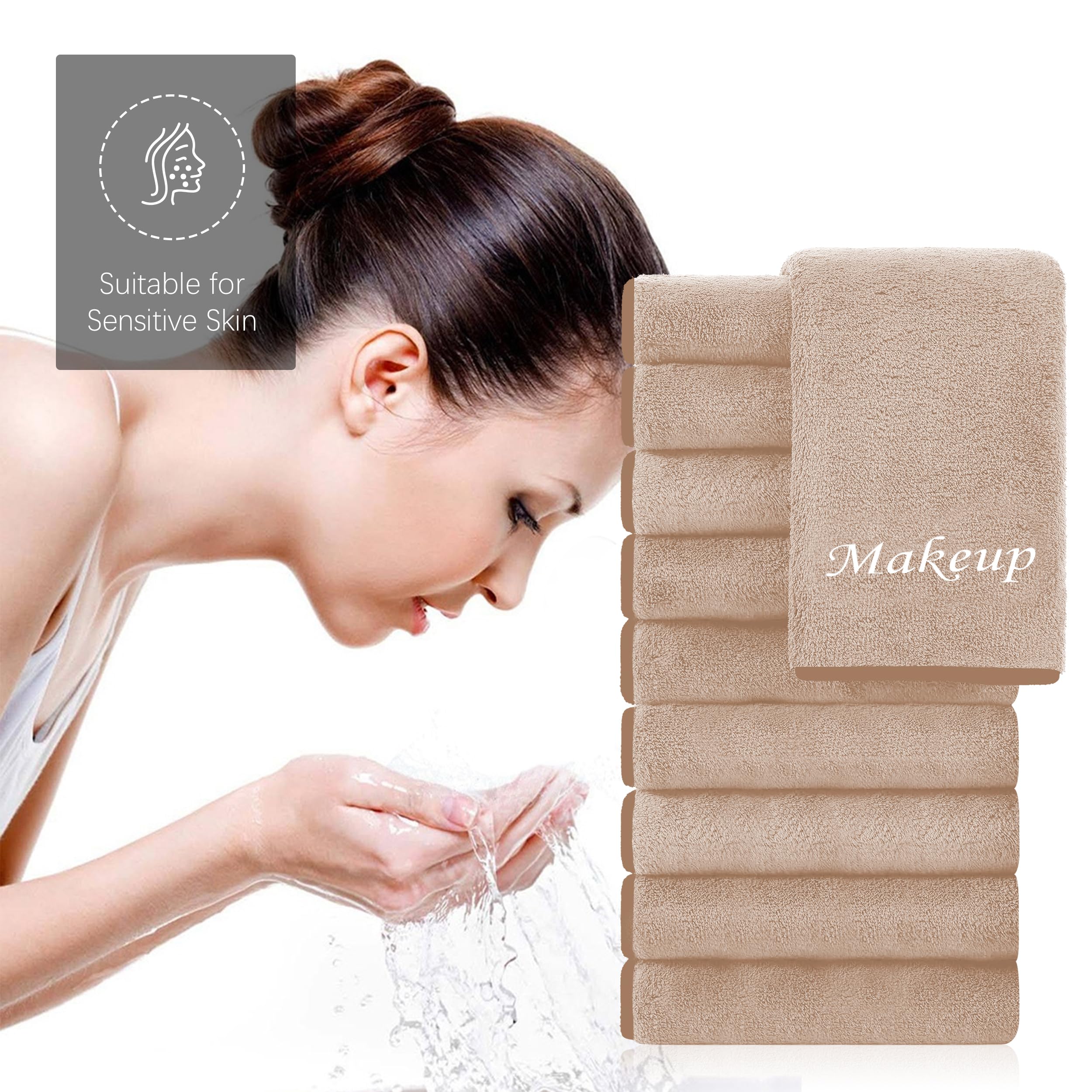 Cosy Family cloth with makeup embroidery detail adds refined touch