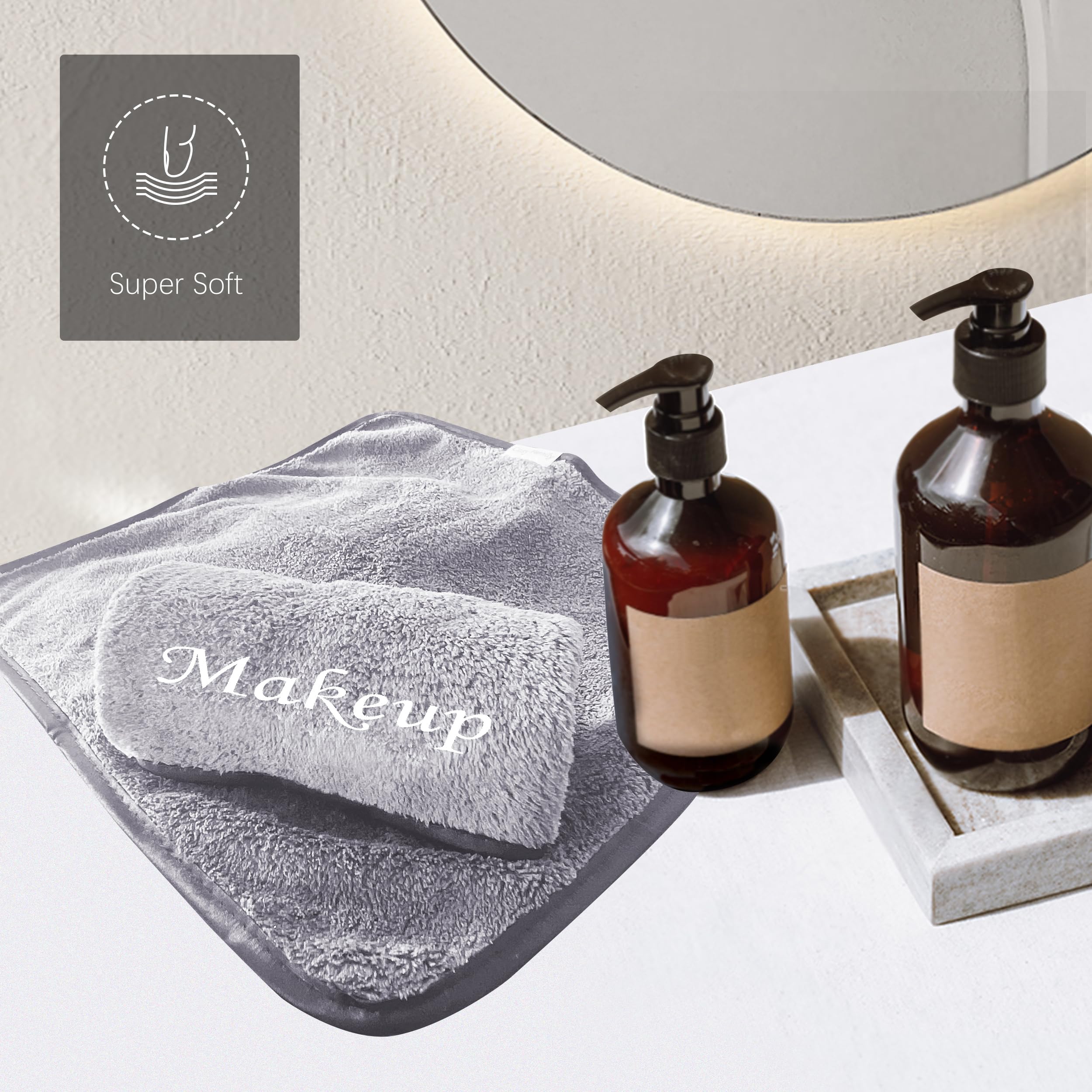 Cosy Family multipurpose makeup remover cloths suited for bathroom and travel.
