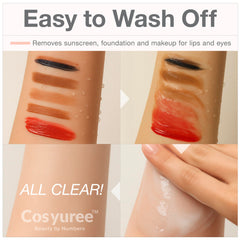 Cosyuree Hydration Balance Skin Feel depicts refreshed skin after cleansing.