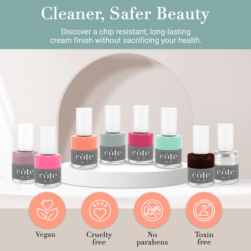 Cote cruelty-free label confirms ethical beauty choice.
