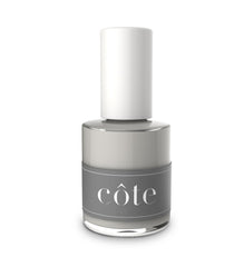Cote Toxin Free Nail Polish No.101 Smokey Grey bottle for toxin-free color.