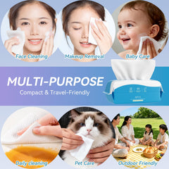 Cotpuredy face towels biodegradable packaging supports eco-friendly disposal
