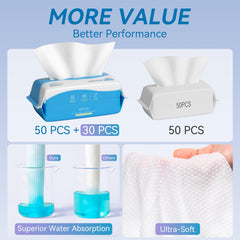 Cotpuredy face towels makeup removal without residue and gentle on sensitive skin