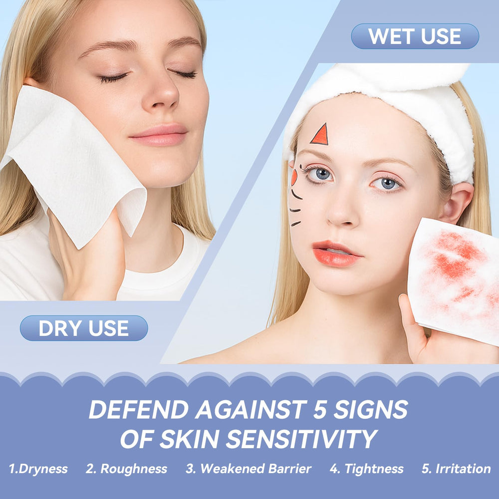 Cotpuredy face towels travel pack for on-the-go skincare