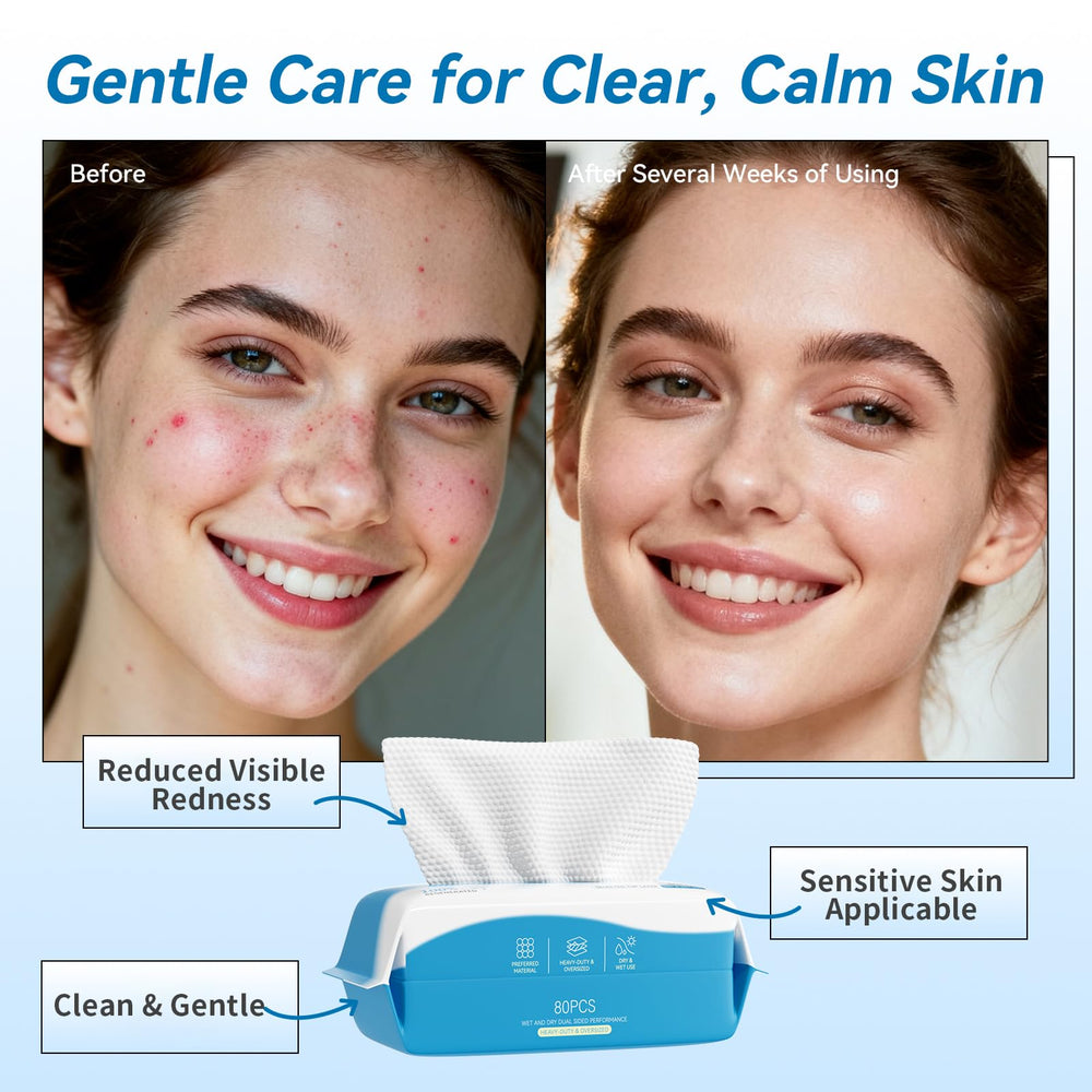 Cotpuredy face towels wet-use with toner for refreshing cleanse