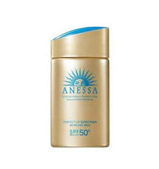 Cotton Labo ANESSA sunscreen milk bottle front view for daily UV protection